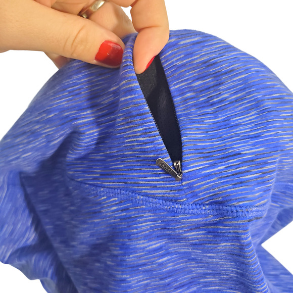 Tuff Athletics Purple Blue Workout Athleisure Yoga With Pocket Leggings Sz M - Picture 9 of 12